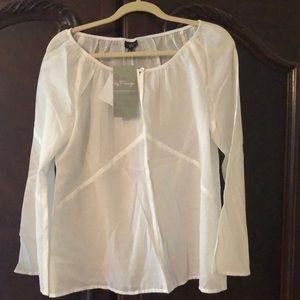 Talbots - White Tunic